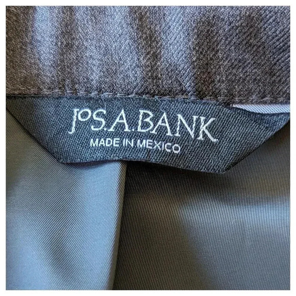 JOS A BANK Traveler Chelsea Sport Coat Blazer Size 46 L Dark Grey NWT $259 - Picture 8 of 13